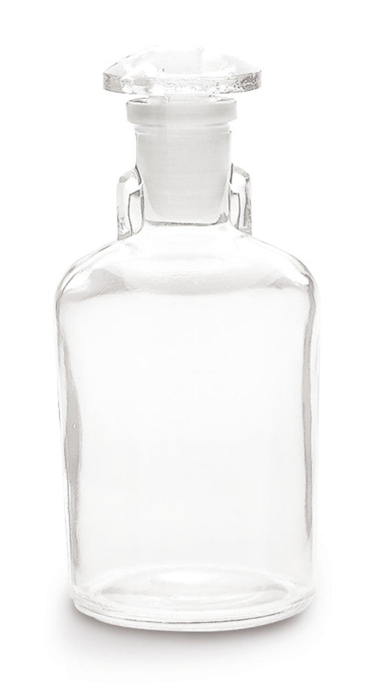 Transparente: Bote vidrio tapa metálica blanca twist 370 ml.