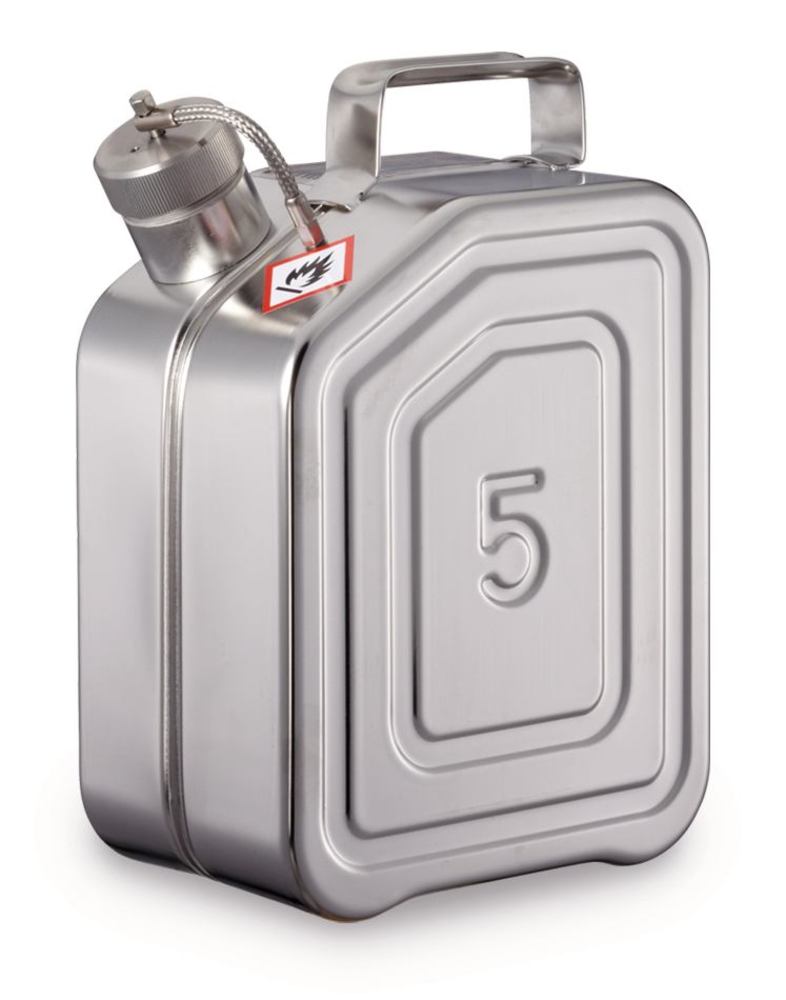 PC07.1: Bidón de seguridad con tapón de rosca y homologación UN-X, 5 litros - Quimivitalab