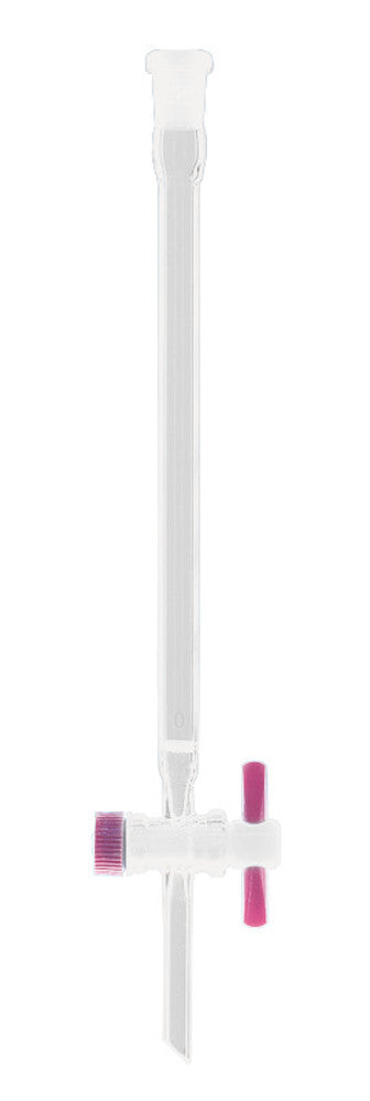 Y675.1: Columna de cromatografía DURAN® con llave de paso, 125 ml, 20 mm, 400 mm (1 ud) - Quimivitalab