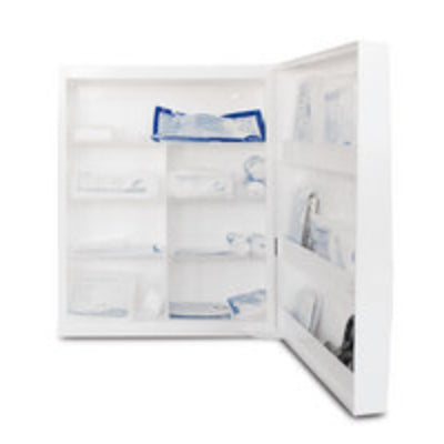 XE80.1: Armario de primeros auxilios de plástico blanco 10 compartimentos. 1 pc(s) - Quimivitalab