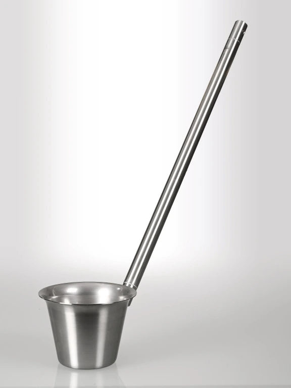 5354-2010: Vaso acero inoxidable con mango largo, 1000 ml, 720 mm - Quimivitalab