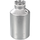 0329-0250 Botella de aluminio con tapón de rosca, homologación UN, 250 ml