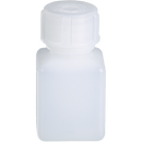 0331-0020 Frasco cuadrado de cuello estrecho, HDPE transparente, 20 ml