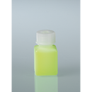 0331-0020 Frasco cuadrado de cuello estrecho, HDPE transparente, 20 ml