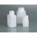 0331-0020 Frasco cuadrado de cuello estrecho, HDPE transparente, 20 ml