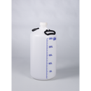 0401-0025 Botella almacenamiento con tapón de rosca y asa de transporte, volumen 25 litros