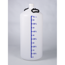 0401-0060 Botella almacenamiento con tapón de rosca y asa de transporte, volumen 60 litros