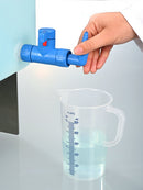 0525-1000 Llave de paso StopCock, entrada sobretuerca 3/4" y codo de salida