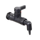 0525-1100 Llave de paso StopCock conductiva con sobretuerca 3/4" y codo de salida