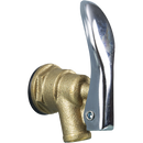 0535-0010 Grifo de latón para barril,  rosca 3/4" exterior y cierre automático