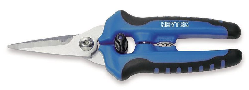 25N8.1 Tijeras universales profesionales, mango de plastico y cuchillas de acero inoxidable