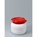 1105-0010 Bote de cuello ancho de HDPE para eliminación de residuos, 10 litros