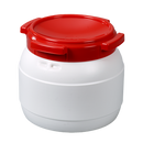 1105-0010 Bote de cuello ancho de HDPE para eliminación de residuos, 10 litros