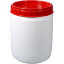 1105-0033 Bote de cuello ancho de HDPE para eliminación de residuos, 34 litros
