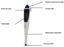 143.041 Pipeta digital motorizada con rango de volumen 30-300 microlitros - Quimivitalab
