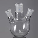 122.950-R3 Matraz esférico 2000 ml fondo redondo, 3 bocas, esmerilado normalizado 29/32 - Quimivitalab