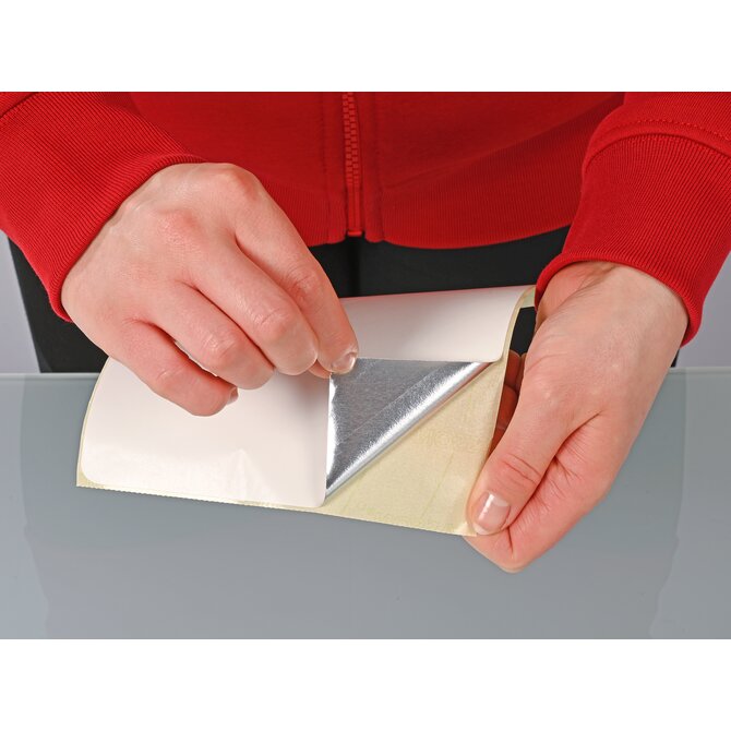 5303-1002 Etiquetas selladoras close-it Maxi 150x150mm color blanco - rollo de 500 uds