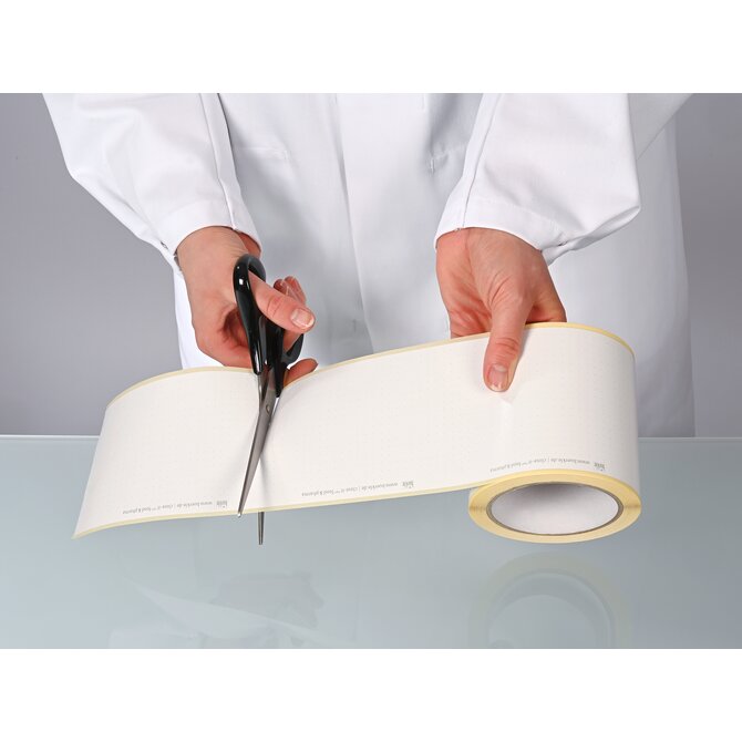 5303-2019 Cinta close-it food & pharma,  95 mm color blanco - rollo de 50 metros