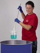 5353-0500 Cucharón de PP para líquidos agresivos, con mango fijo, volumen 600 ml