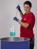 5353-0250 Cucharón de PP para líquidos agresivos, con mango fijo, volumen 250 ml