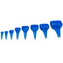 5378-4125 Juego de cucharas medidoras y dosificadoras azules (8 tamaños diferentes)