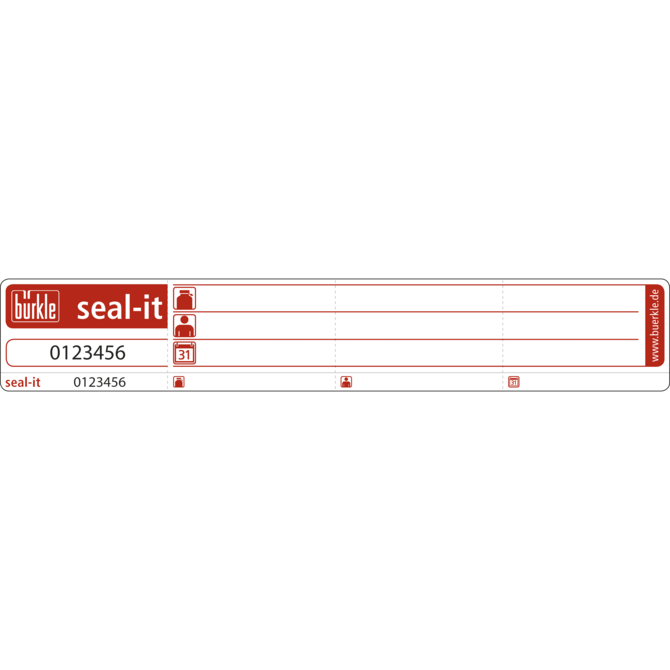 5399-0003 Precinto seguridad SEAL-IT autoadhesivo, rollo de 500 uds