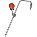 5603-1000 Bomba manual para disolventes, inmersión hasta 60 cm, rosca fina R2"