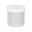 6202-0500 Bote transparente, con tapa de rosca, PP, 500 ml