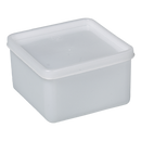 6250-0500 Bote cuadrado uso general, PE, 500 ml, 103 x 103 x 64 mm