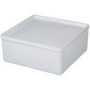 6250-3300 Bote cuadrado uso general PE   3200 ml 208 x 208 x 94 mm