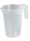 7110-2000 Jarra graduada, apilable, PP, 2000 l, asa abierto (2 uds)