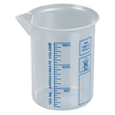 7122-0150 Vaso Griffin, PP, 150ml, escala azul