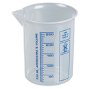 7122-0250 Vaso Griffin, PP, 250ml, escala azul