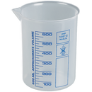 7122-0600 Vaso Griffin, PP, 600ml, escala azul