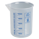 7122-1000 Vaso Griffin, PP, 1000 ml, escala azul