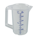 7204-0500 Jarra de medición industrial, PP, 500 ml, asa cerrada