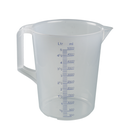 7204-5000 Jarra de medición industrial, PP, 5000 ml, asa cerrada 