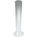 7506-0500 Probeta transparente, con escala en relieve, clase B, 500 ml