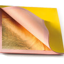 7605.1 Hoja de oro de 22 quilates 80 x 80 mm (25 uds - Quimivitalab