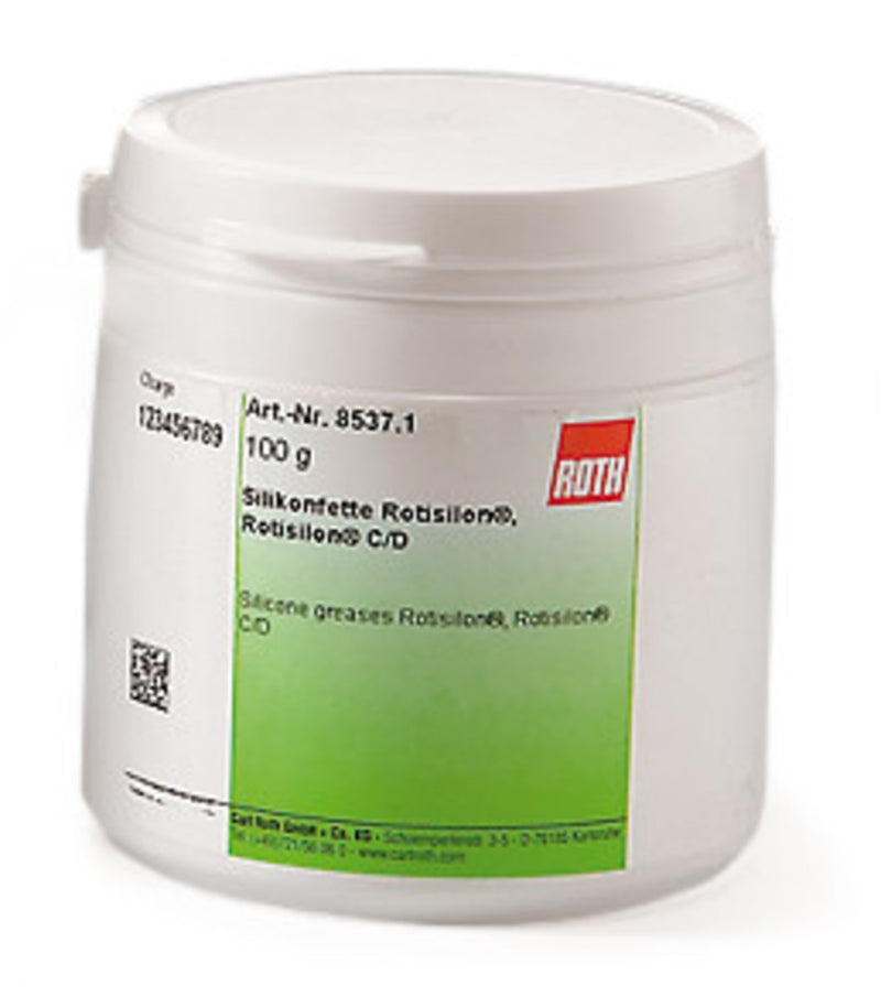 8537.1 Grasa de silicona Rotisilon C / D para vacío normal de -40 a +200 ° C. - 100 g