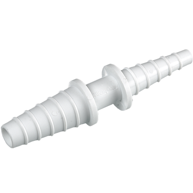 8703-0812  Reductores para mangueras de PP blancos, Ø 8-12/12-16mm (10 uds)