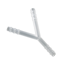 8712-0004 Conectores de manguera en Y.PVDF.Ø3-5mm.boquilla cilíndrica (10 uds)