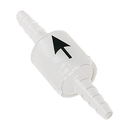 8714-1010 Válvula retención con boquillas cónicas.PPØ10-14mm. flecha negra