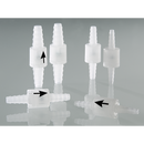 8714-0080 Válvula retención con bolquillas cónicas.PPØ8-10mm, flecha grabada