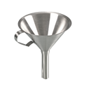 9604-0003 Embudo de acero inoxidable. Ø exterior 100 mm, vol 162 ml