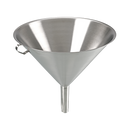 9604-0008 Embudo de acero inoxidable. Ø exterior 300 mm, 4412 ml