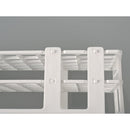 9635-0021 Gradilla blanca para tubos de ensayo, 60 pocillos