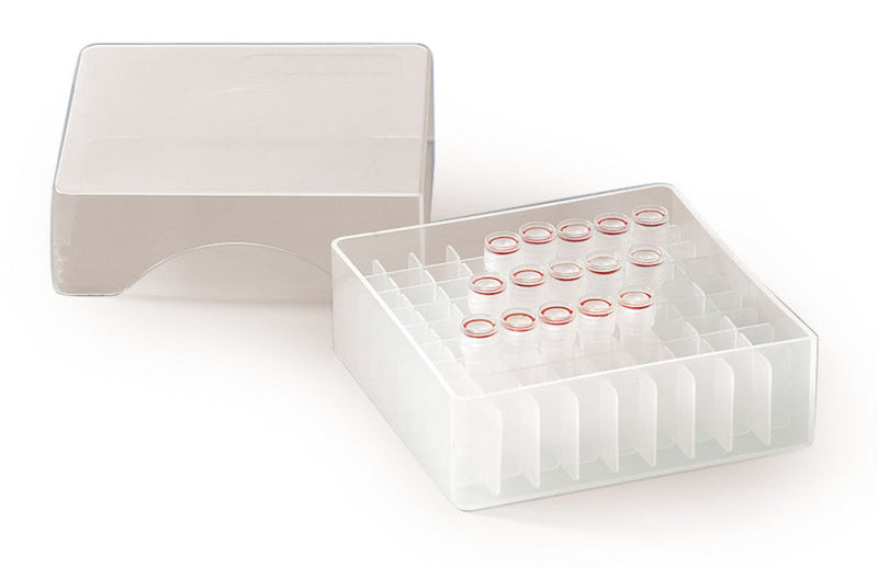 ACL8.1 Caja criogénica sin inserto de división, de PP transparente (5 uds)