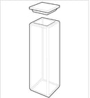 AHC0.1 Cubeta de vidrio ROTILABO, fluorescencia, 3,5 ml - Quimivitalab