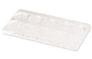 CET7.1  Placa de tinción según Boerner, de vidrio prensado, 157x54x4 mm, 10 pocillos
